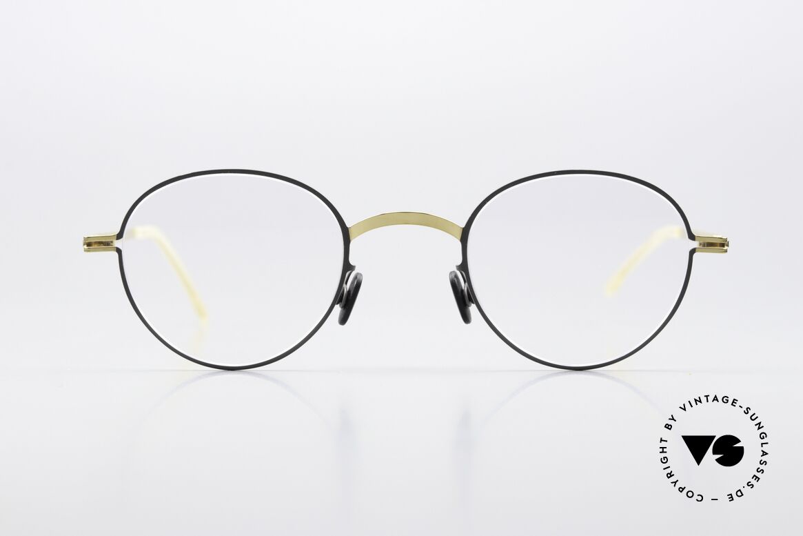 Mykita Birger 2015 Lite Series Gold Basalt, runde Brille der LITE-Kollektion (Damen und Herren), Passend für Herren und Damen Mykita Birger 2015 Lite Series Gold Basalt, runde Brille der LITE-Kollektion (Damen und Herren), Passend für Herren und Damen