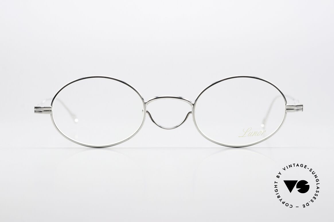 Lunor Swing 33 Oval Ovale Brille Schaukelsteg, Größe: medium, Passend für Herren und Damen