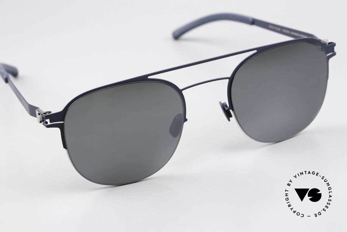 Mykita Park Silver Navy Light Silver Flash, ungetragenes Modell mit original Mykita Verpackung, Passend für Herren und Damen
