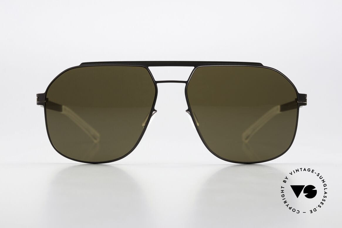 Mykita Selleck Mocca Camou Green Brown, Mykita Sonnenbrille, Selleck, Größe 57-15, col. 432, Passend für Herren und Damen