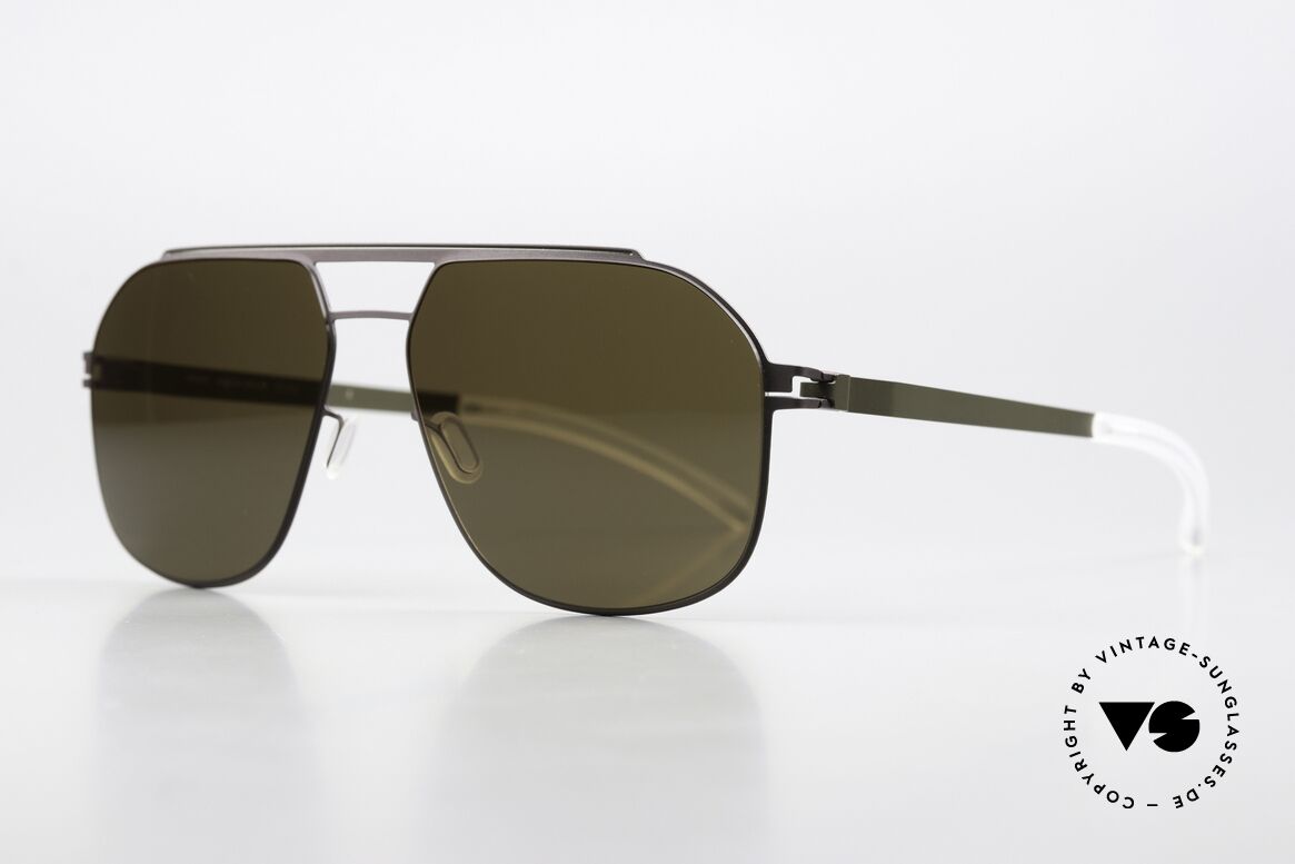 Mykita Selleck Mocca Camou Green Brown, Color Code 432 ist = Mocca Camou Green Rawbrown, Passend für Herren und Damen