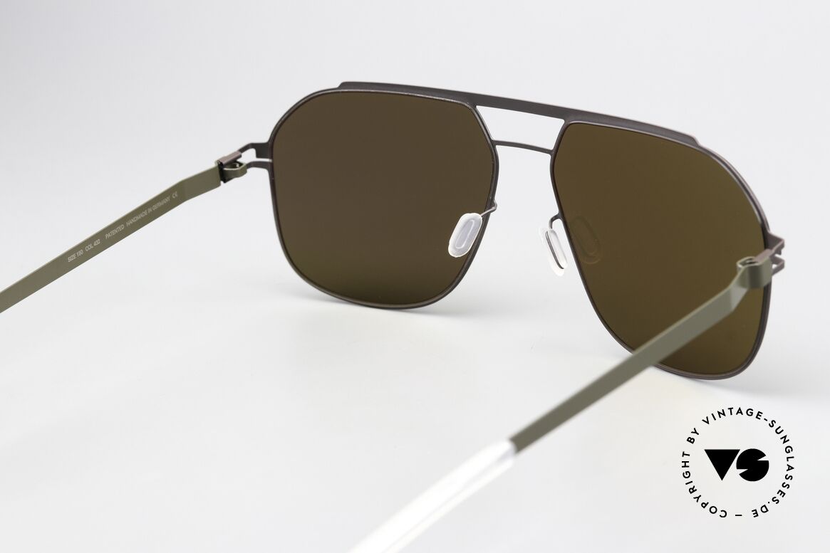 Mykita Selleck Mocca Camou Green Brown, ungetragenes Modell mit original Mykita Verpackung, Passend für Herren und Damen