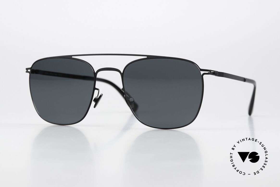 Mykita Torge Klassische Brille In Schwarz, Mykita Sonnenbrille, Mod. Torge, Gr. 51-19, col. 002, Passend für Herren und Damen