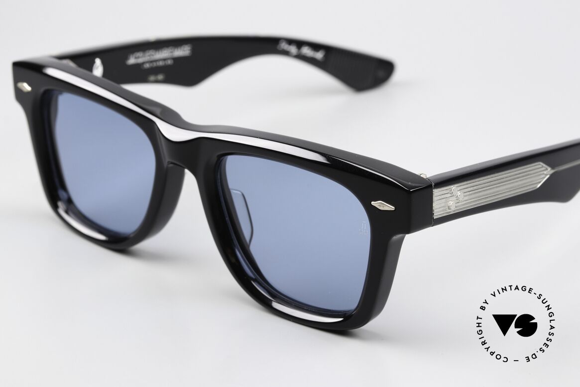 Jacques Marie Mage Heywood Stanley Kubrick Filmbrille, Limited Edition, Black/Azure, No. 296/450 weltweit, Passend für Herren