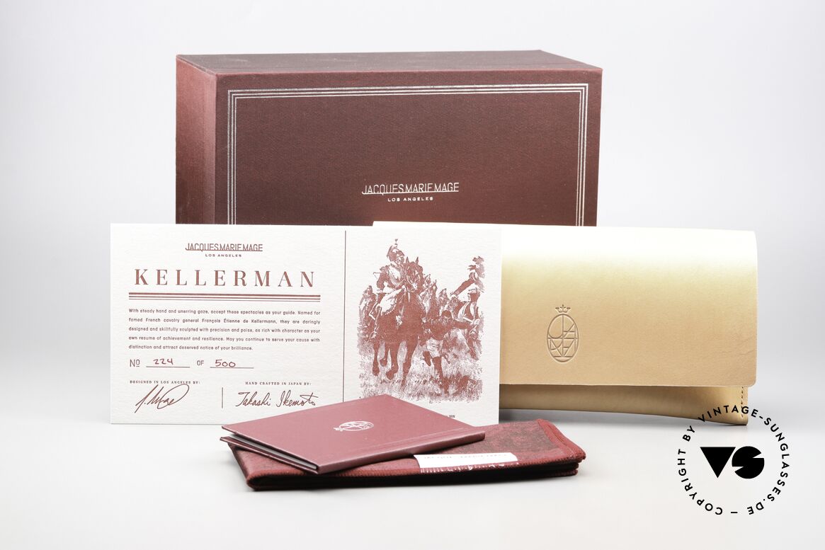 Jacques Marie Mage Kellerman Designerbrille Panto Rund, Größe: medium, Passend für Herren