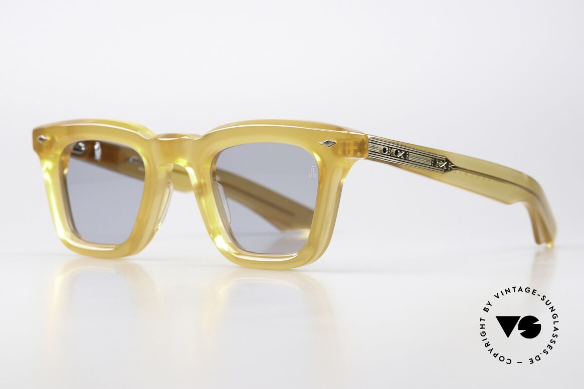 Jacques Marie Mage Leclair Designerbrille Panto Eckig, Panto-Sonnenbrille, Farbe: Saffron, in Größe 45-26, Passend für Herren