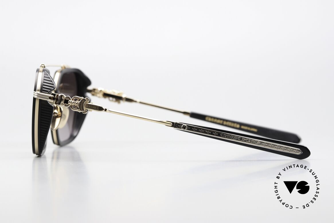 Chrome Hearts Hotation Titan Sonnenbrille Vergoldet, & sexualisierter Chrome Hearts Modellname, Passend für Herren und Damen