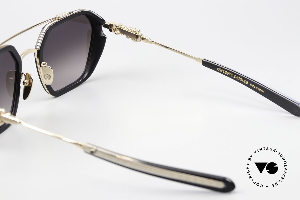 Chrome Hearts Hotation Titan Sonnenbrille Vergoldet, Größe: large, Passend für Herren und Damen