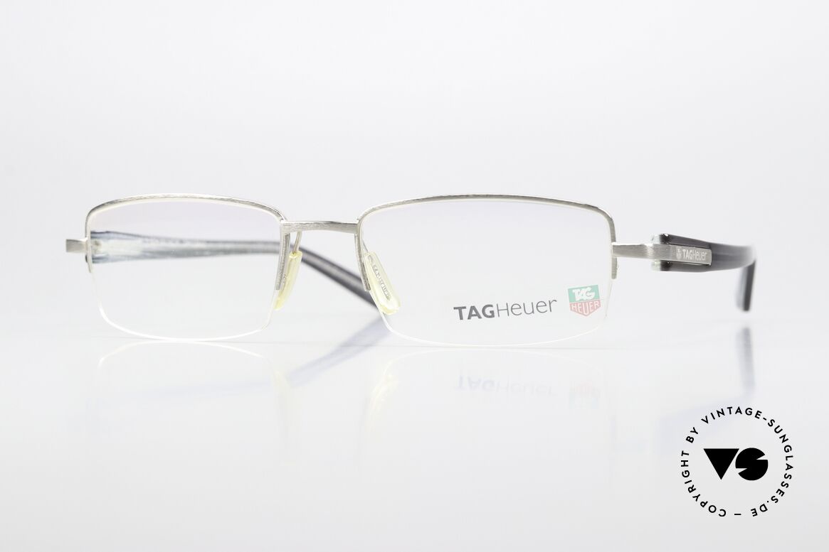 Tag Heuer 8204 Trends Made in France Old Original, Tag Heuer Brille Mod. 8204, col. 001, Gr. 54-18, Passend für Herren