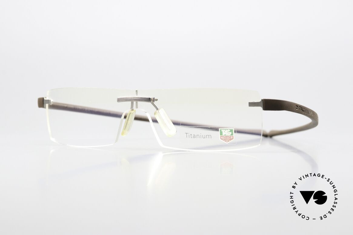 Tag Heuer 3502 Reflex Randlose Sport Luxusbrille, Tag Heuer Brille TH 3502, color 002; Gr. 59-00, Passend für Herren