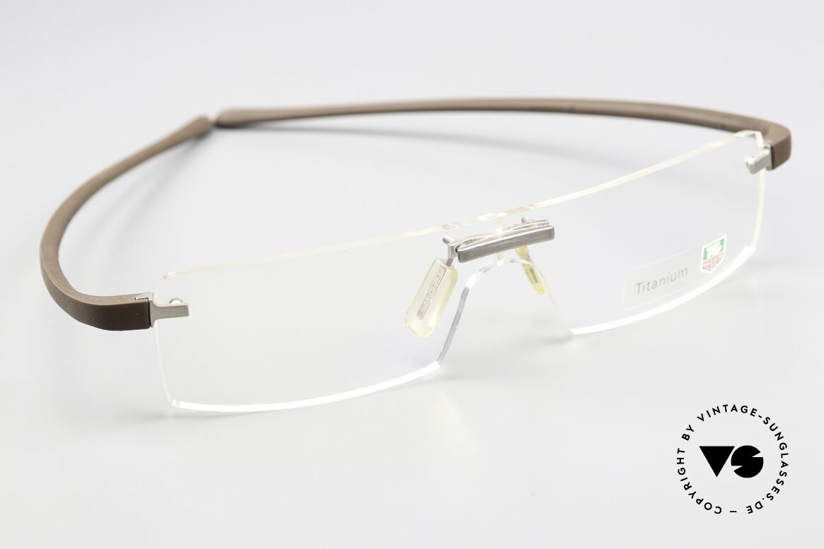 Tag Heuer 3502 Reflex Randlose Sport Luxusbrille, mit Panorama-Gläsern (wirken wie eine Scheibe), Passend für Herren