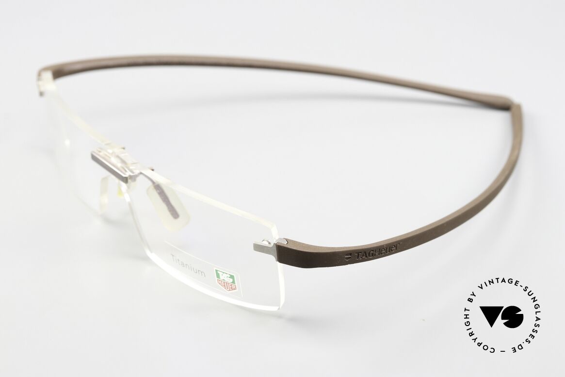Tag Heuer 3502 Reflex Randlose Sport Luxusbrille, idealer Halt (schmiegen sich dem Gesicht an), Passend für Herren