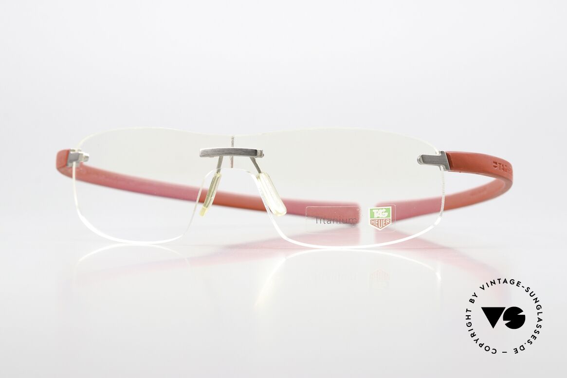 Tag Heuer 3521 Reflex Randlosbrille Titan Gummi, Tag Heuer Brille TH 3521, color 004; Gr. 62-00, Passend für Herren