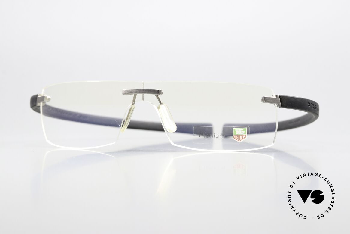 Tag Heuer 3520 Reflex Randlosbrille Made In France, Tag Heuer Brille TH 3520, color 001; Gr. 61-00, Passend für Herren