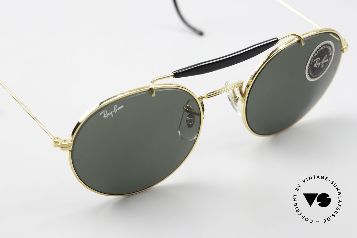 Ray Ban Outdoorsman Round Super Seltene Round Version, KEINE Retromode, sondern ein altes USA-Original, Passend für Herren und Damen