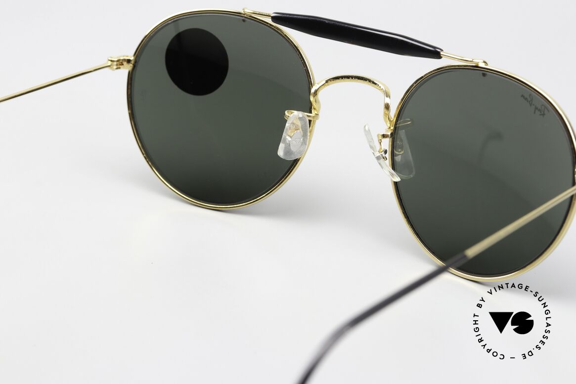 Ray Ban Outdoorsman Round Super Seltene Round Version, Größe: medium, Passend für Herren und Damen