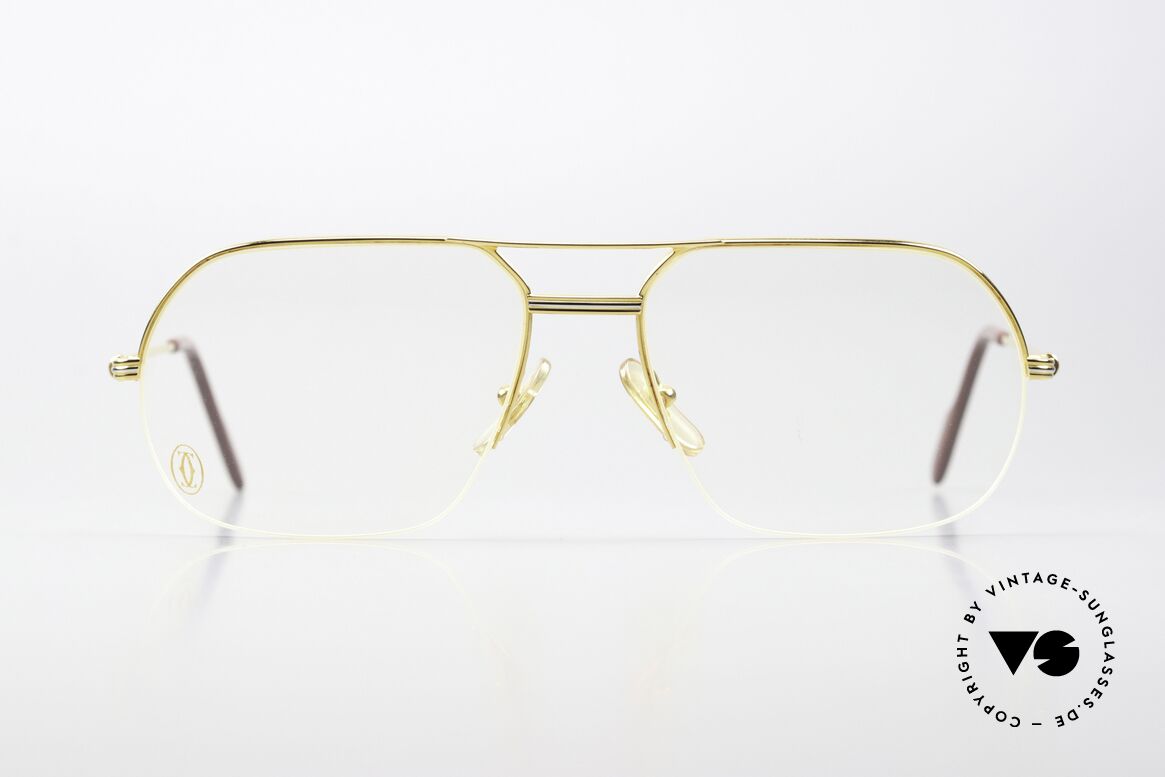 Cartier Orsay - L Nylor Luxusbrille Von 1995, Modell aus der Cartier 'Semi-Rimless' Collection, Passend für Herren