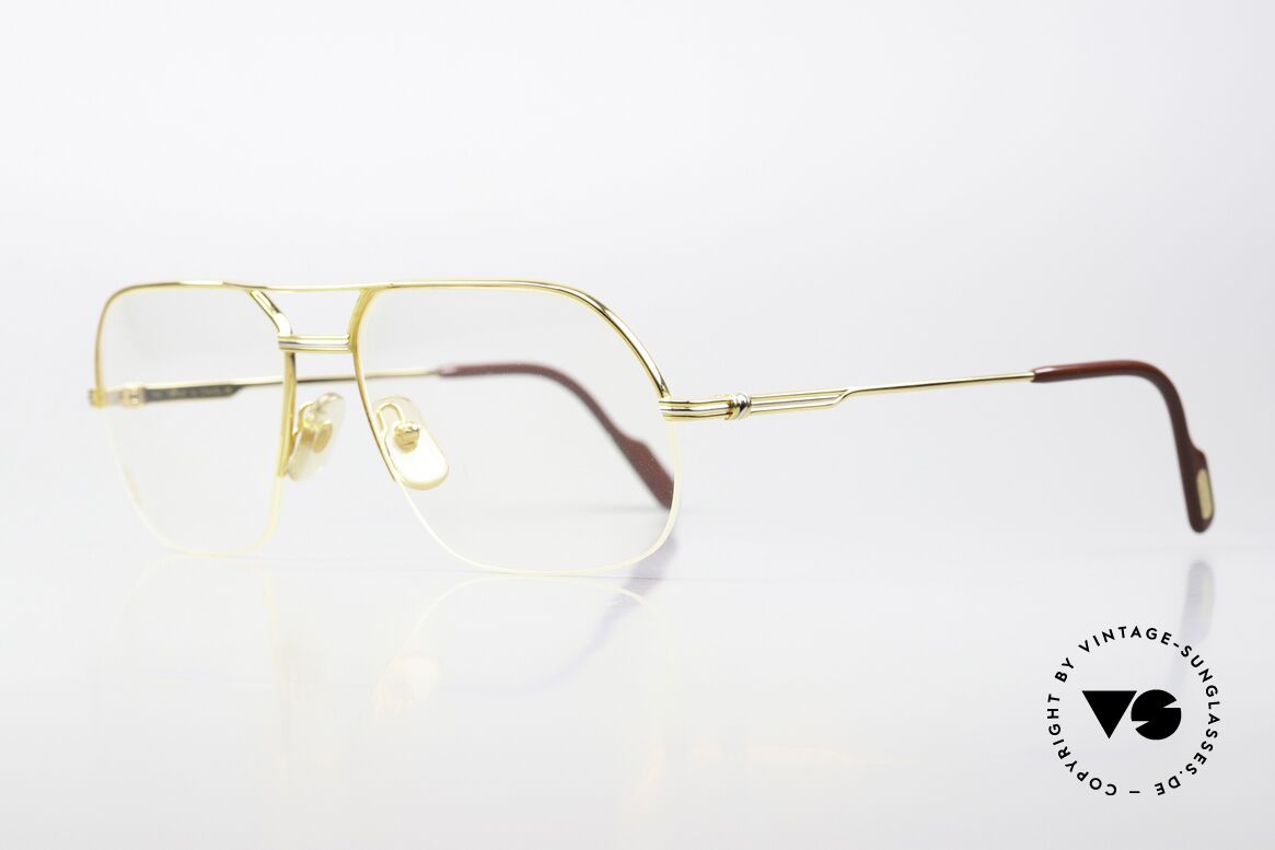 Cartier Orsay - L Nylor Luxusbrille Von 1995, 22kt vergoldet (wie alle Cartier vintage Modelle), Passend für Herren