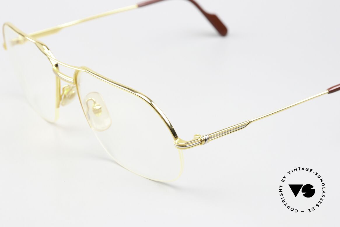 Cartier Orsay - L Nylor Luxusbrille Von 1995, flexibler Halbrahmen (Top-Qualität), Luxusbrille!, Passend für Herren