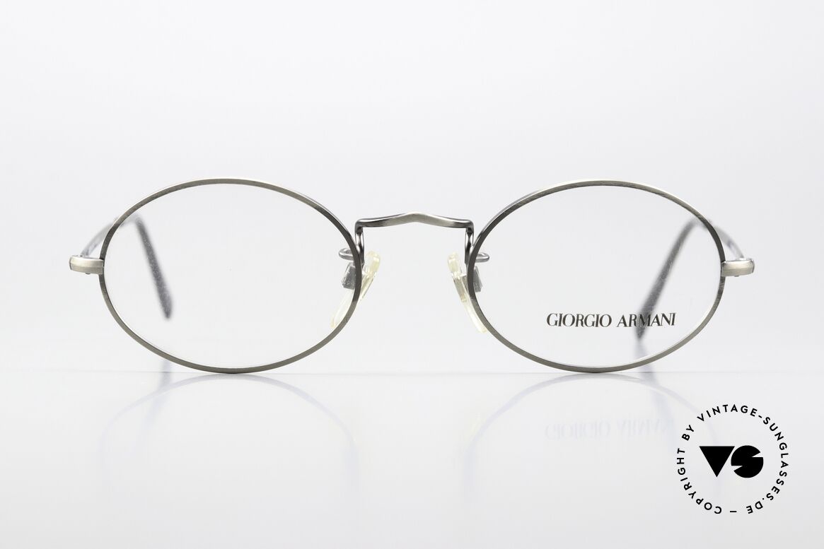 Giorgio Armani 118 Rare Alte Ovale 90er Brille, ovale Form: sowohl Damenbrille als auch Herrenbrille, Passend für Herren