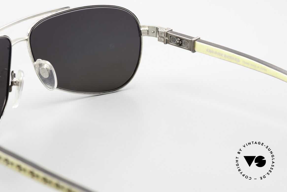 Chrome Hearts The Beast 1 Edelholz Sonnenbrille Luxus, am original C.H. Etui fehlt der kleine Anhänger, Passend für Herren Chrome Hearts The Beast 1 Edelholz Sonnenbrille Luxus, am original C.H. Etui fehlt der kleine Anhänger, Passend für Herren