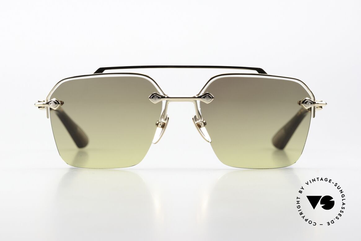 Chrome Hearts BIDI ESEM Luxus Statement Sonnenbrille, Gold-Plated / Classic Brown, Gr. 57/18, 153, Passend für Herren Chrome Hearts BIDI ESEM Luxus Statement Sonnenbrille, Gold-Plated / Classic Brown, Gr. 57/18, 153, Passend für Herren