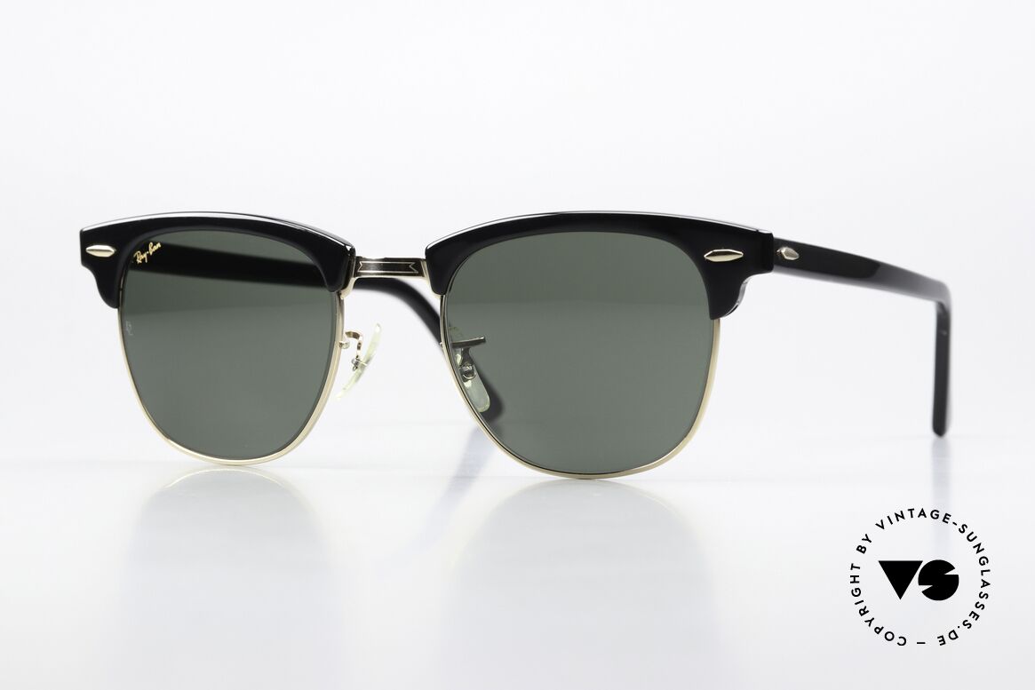 Ray Ban Clubmaster II Large Limited Edition B&L USA, original 90er Jahre Brille von RAY-BAN, USA, Passend für Herren