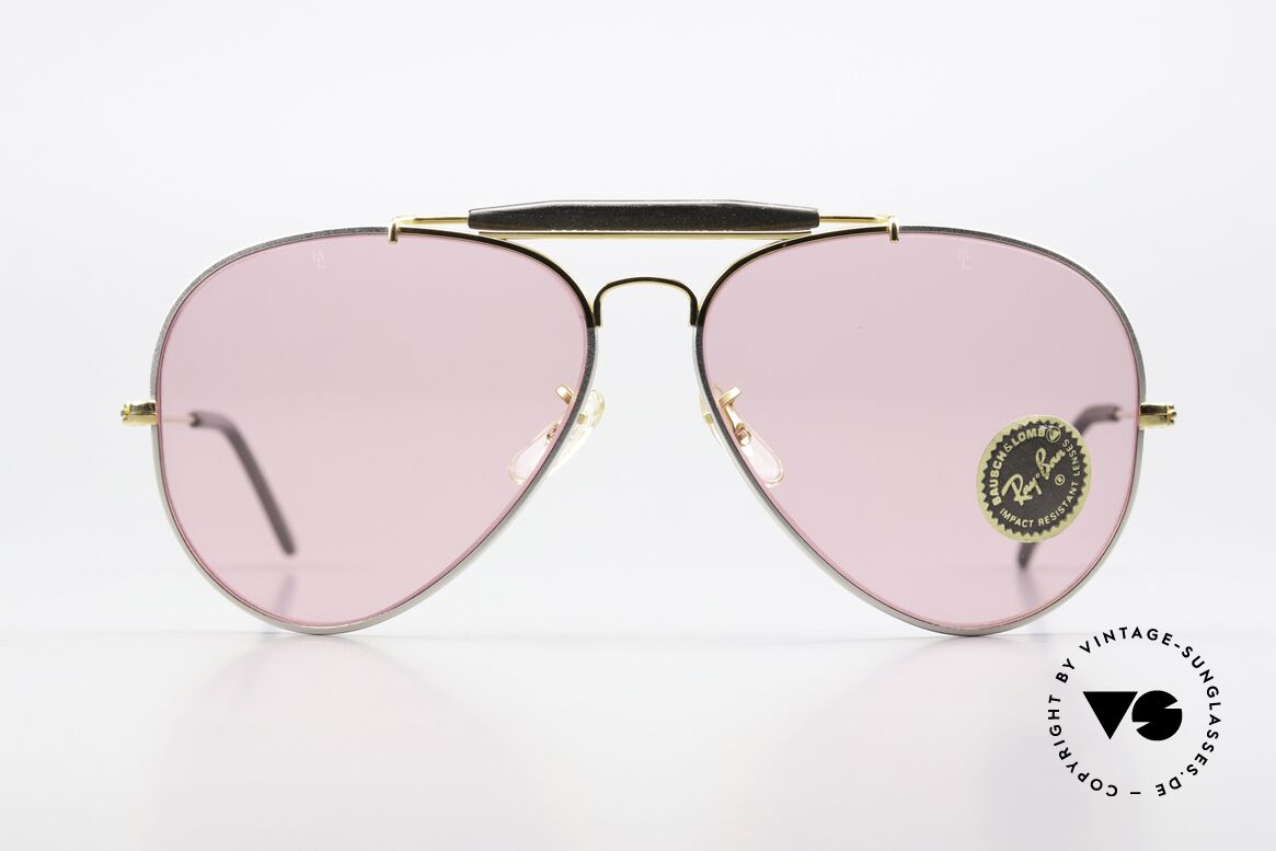 Ray Ban Outdoorsman II Precious Changeable Pink, kostbare 'Precious Metals' Sonder-Edition; Gr. 62/14, Passend für Herren und Damen