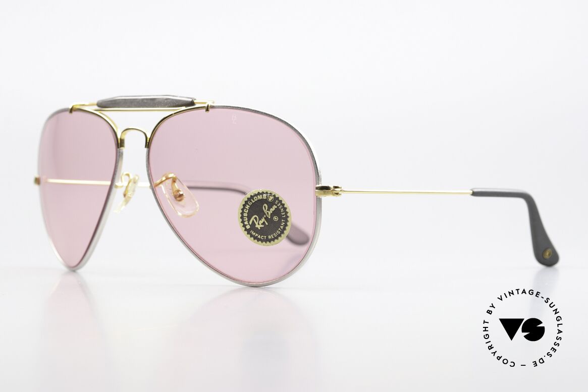 Ray Ban Outdoorsman II Precious Changeable Pink, Rahmenkomponenten aus Titanium & 24kt vergoldet, Passend für Herren und Damen