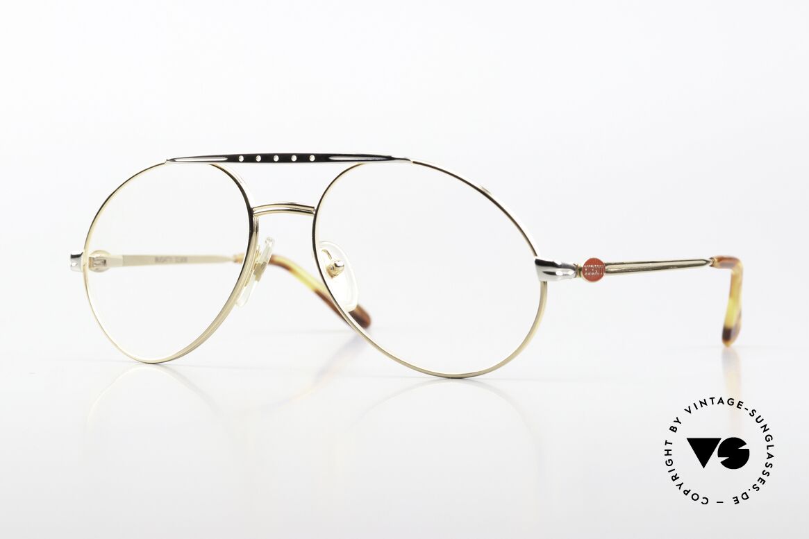 Bugatti 02908 Vintage Brille Mit Vorhänger, Größe: large, Passend für Herren