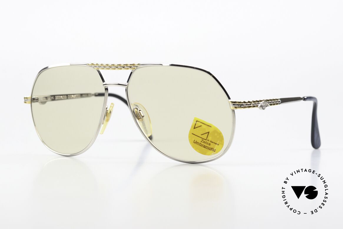 Bugatti EB502 - L Zeiss Automatik Gläser, vintage Bugatti Sonnenbrille in unglaublicher Qualität, Passend für Herren