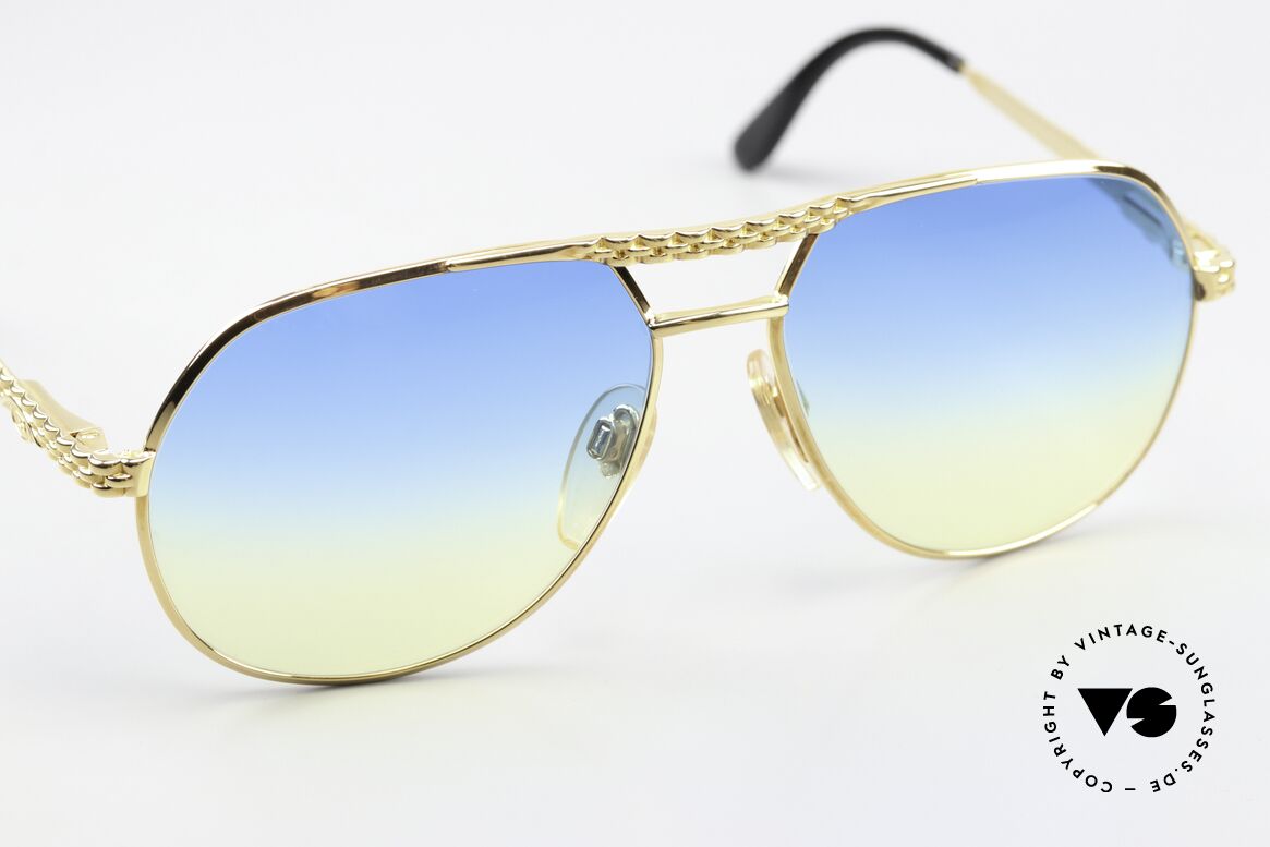 Bugatti EB502 - S Gelbgold Luxusbrille 90er, ungetragene Rarität (inkl. BUGATTI Etui); Sammlerstück, Passend für Herren und Damen