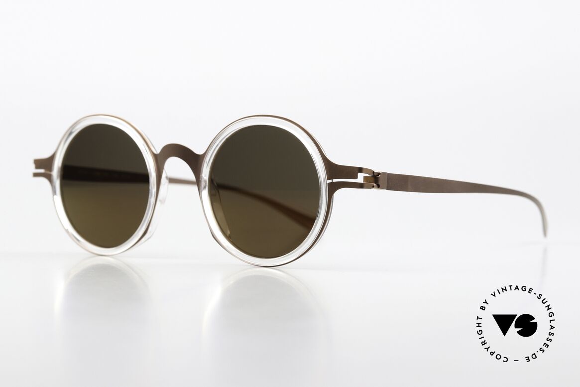 Mykita DD02 Damir Doma Sonnenbrille, sehr elegante runde Sonnenbrille für Damen & Herren, Passend für Herren und Damen