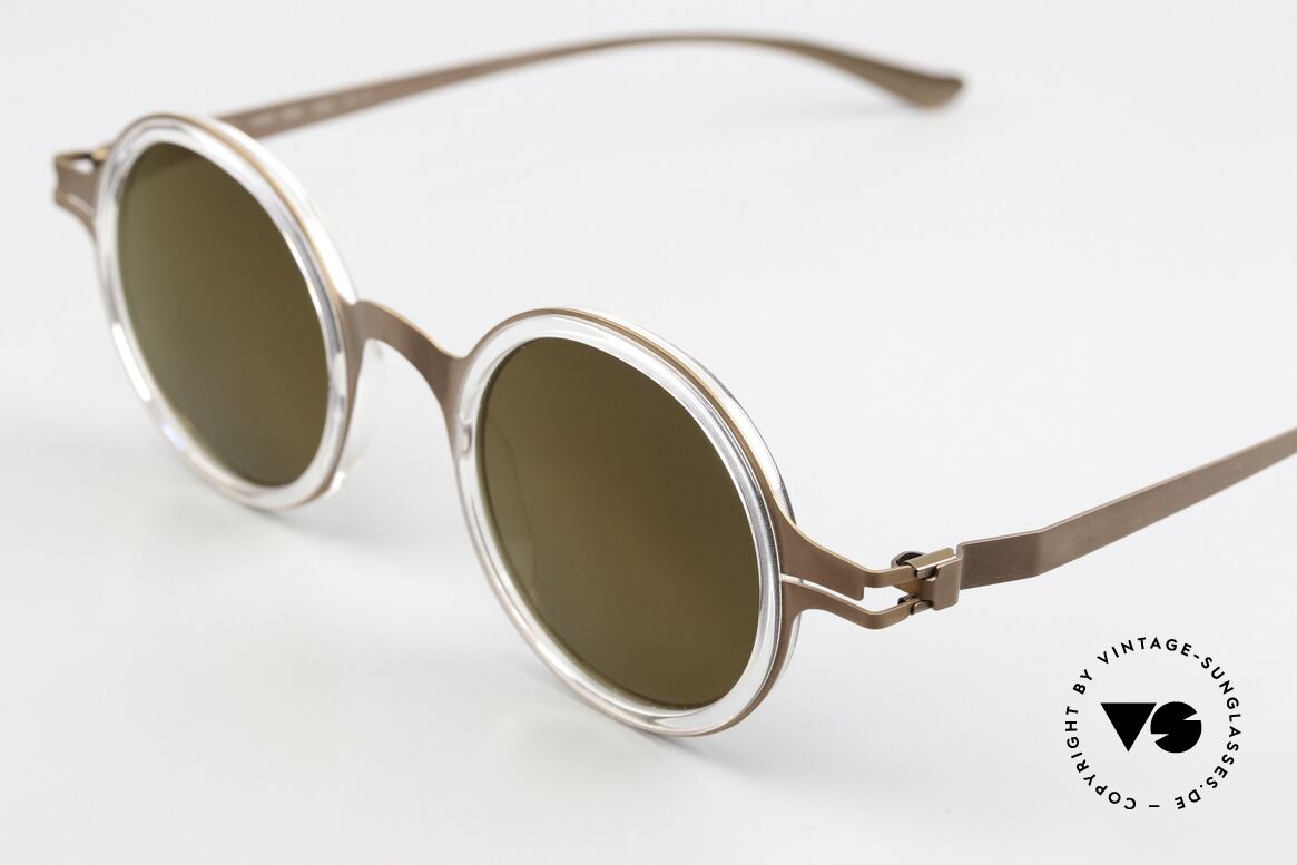 Mykita DD02 Damir Doma Sonnenbrille, Farbbezeichnung 912: Copper/Limpid Copper / Flash, Passend für Herren und Damen