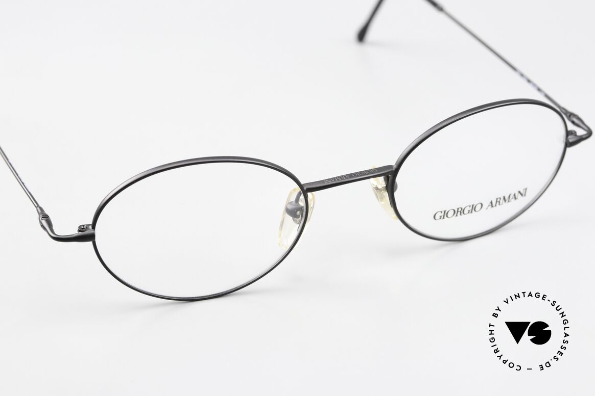Giorgio Armani 281 90er Metallbrille Schwarz, KEINE Retrobrille, sondern ein 90er Jahre Original, Passend für Herren und Damen Giorgio Armani 281 90er Metallbrille Schwarz, KEINE Retrobrille, sondern ein 90er Jahre Original, Passend für Herren und Damen