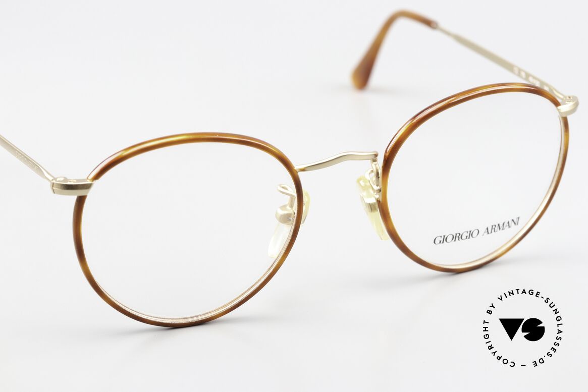 Giorgio Armani 112 90er Panto Fassung Herren, ungetragenes altes vintage Modell; Größe 49-20, 140, Passend für Herren