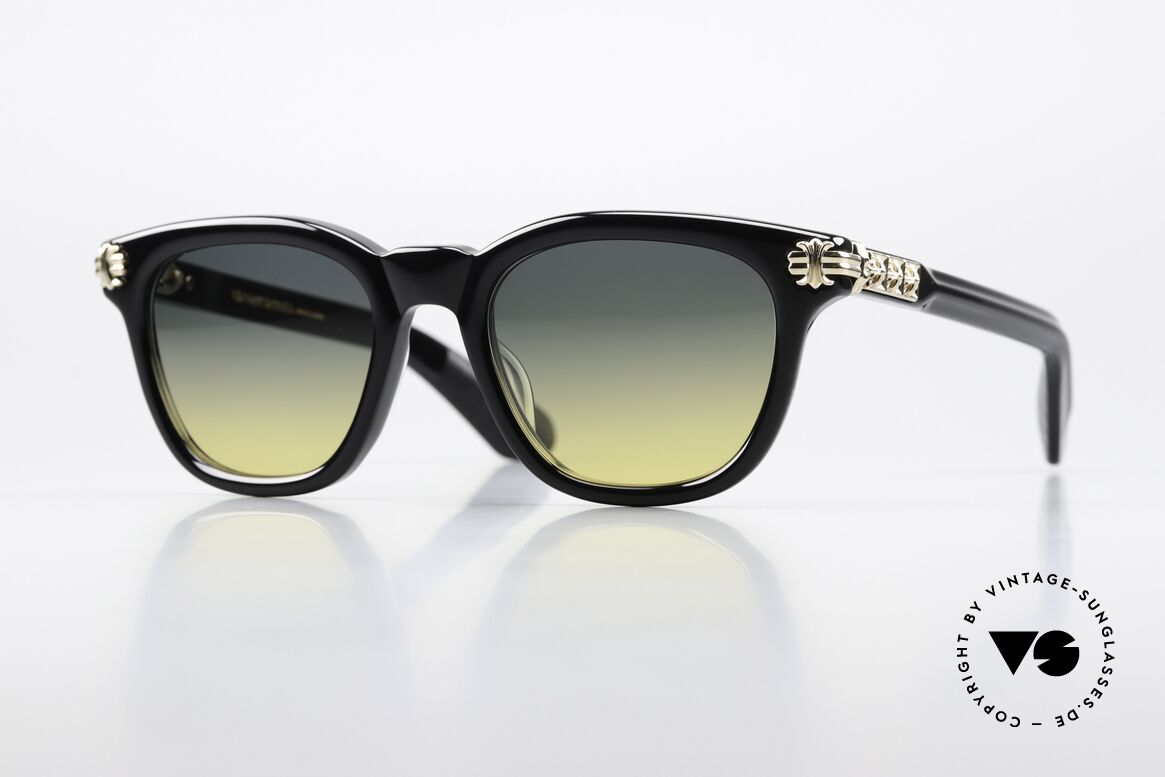 Chrome Hearts Smoke Show Azetat Sonnenbrille 18k Gold, sehr markante CHROME HEARTS Sonnenbrille, Passend für Herren und Damen