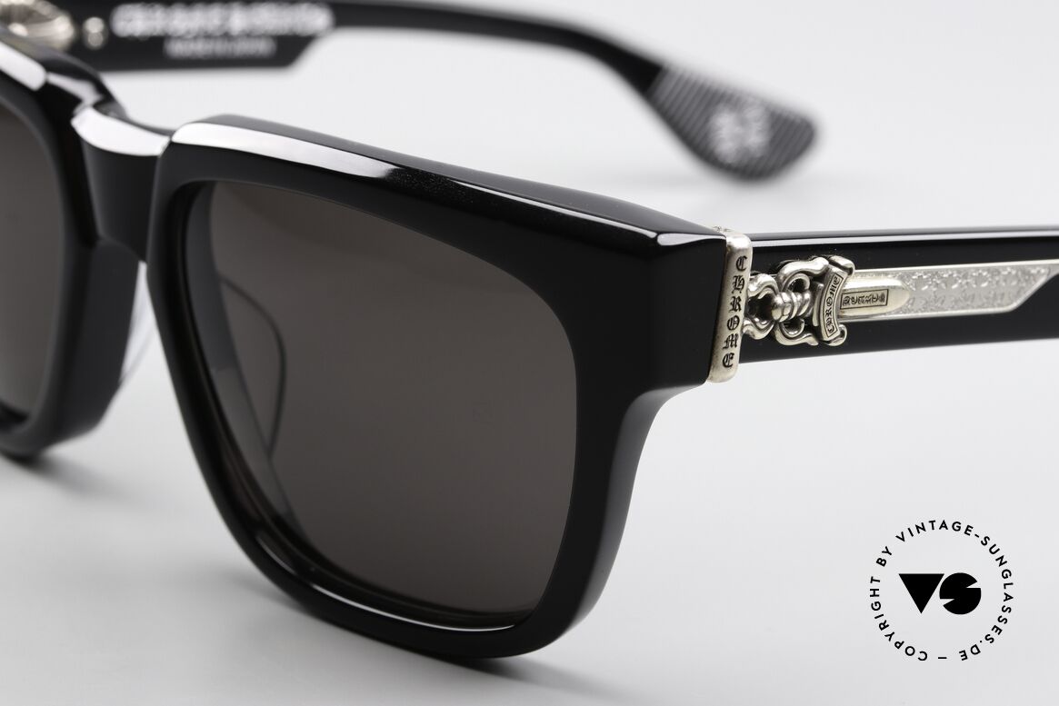 Chrome Hearts Box-Officer Herren Sonnenbrille 925er, mit den typischen Chrome Hearts Insignien, Passend für Herren