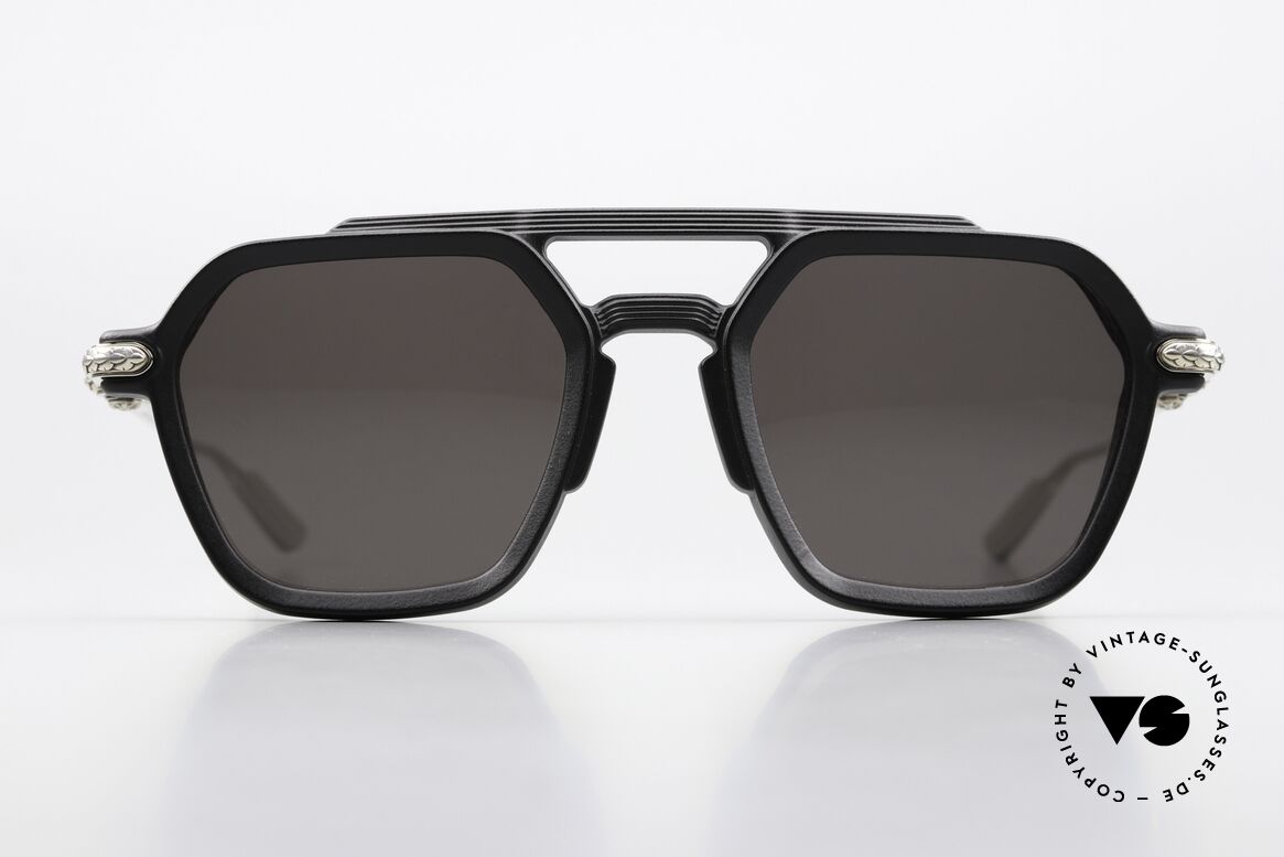 Chrome Hearts Fuckery Provokante Designer Brille, Modell FUCKERY, MBK-SS, Größe 53/23-135, Passend für Herren