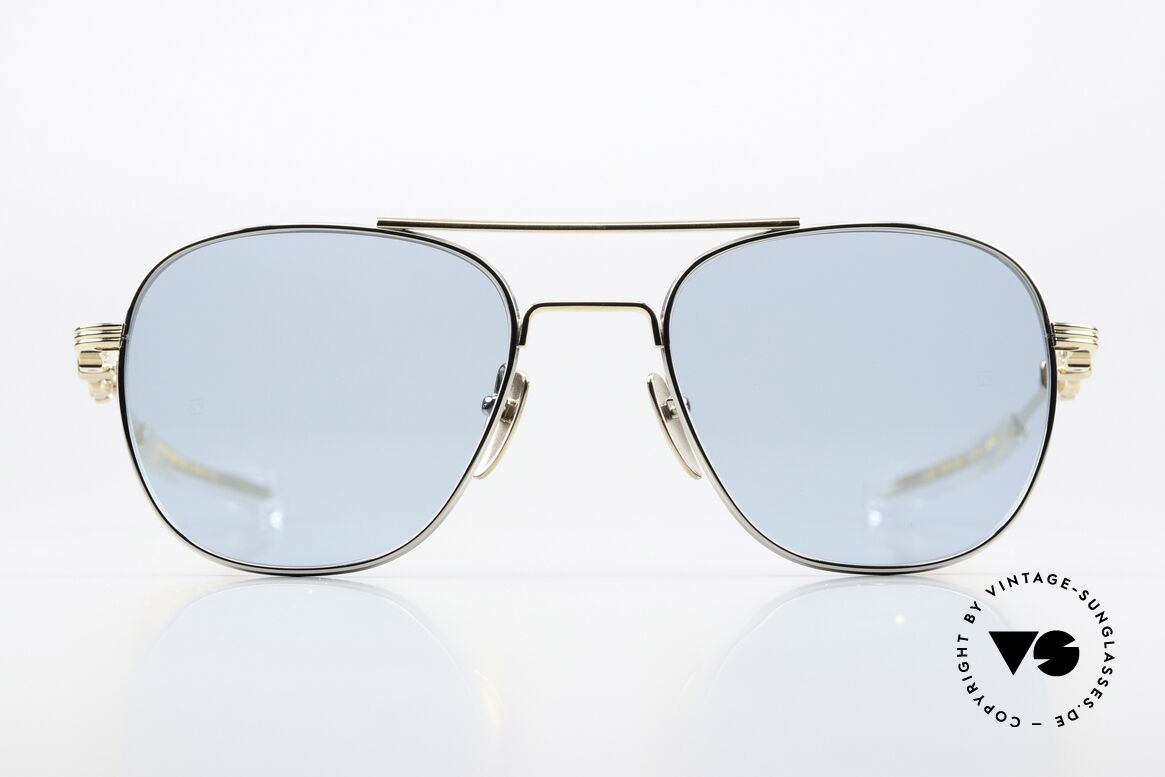 Chrome Hearts Wence Herrensonnenbrille Bicolor, Modell WENCE, SS/GP-CRYS, Größe 55/21-144, Passend für Herren