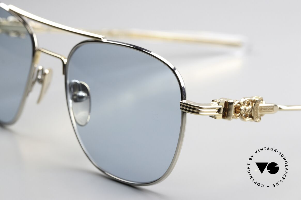 Chrome Hearts Wence Herrensonnenbrille Bicolor, bicolor (versilbert & vergoldet) + lagoon lenses, Passend für Herren