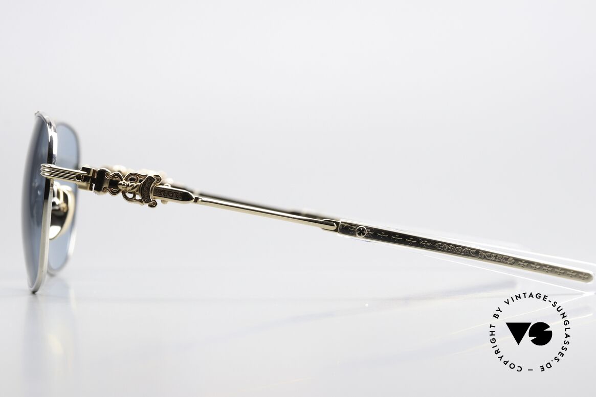 Chrome Hearts Wence Herrensonnenbrille Bicolor, sehr edle ZEISS-Sonnengläser; 100% UV Schutz, Passend für Herren