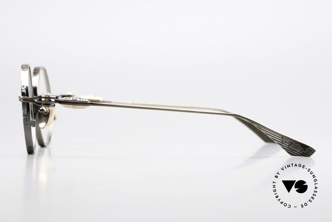 Chrome Hearts Tiggies Luxusbrille Achteckig AG, orig. Chrome Hearts DEMOgläser, Gr. 47-21, Passend für Herren und Damen