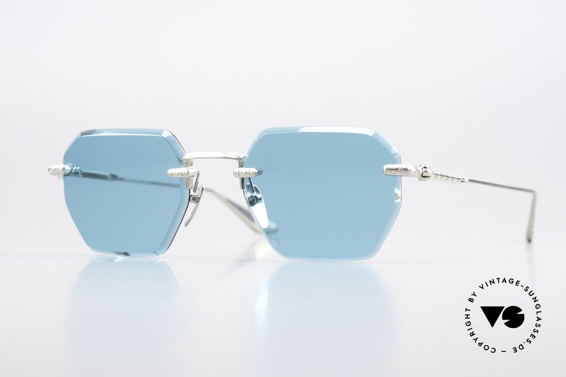 Chrome Hearts Hole Shot Sonnenbrille Randlos Titan, edle, randlose CHROME HEARTS Sonnenbrille, Passend für Herren und Damen