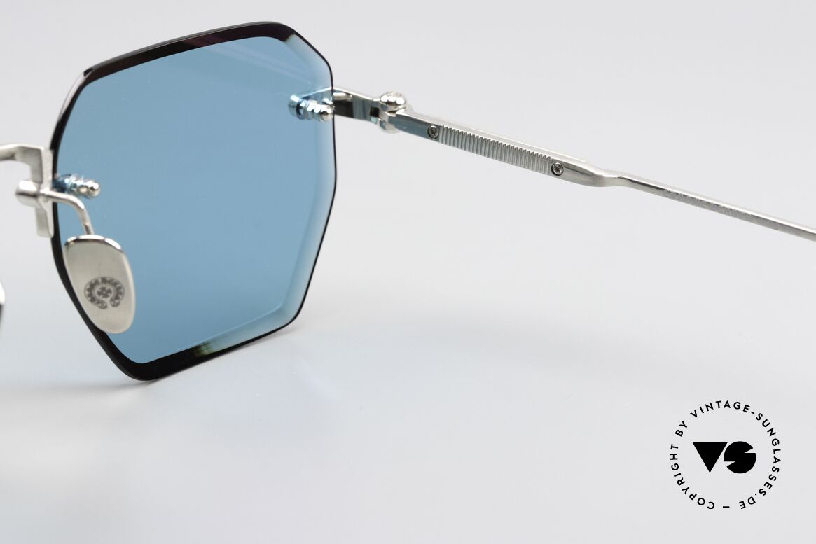Chrome Hearts Hole Shot Sonnenbrille Randlos Titan, Größe: medium, Passend für Herren und Damen