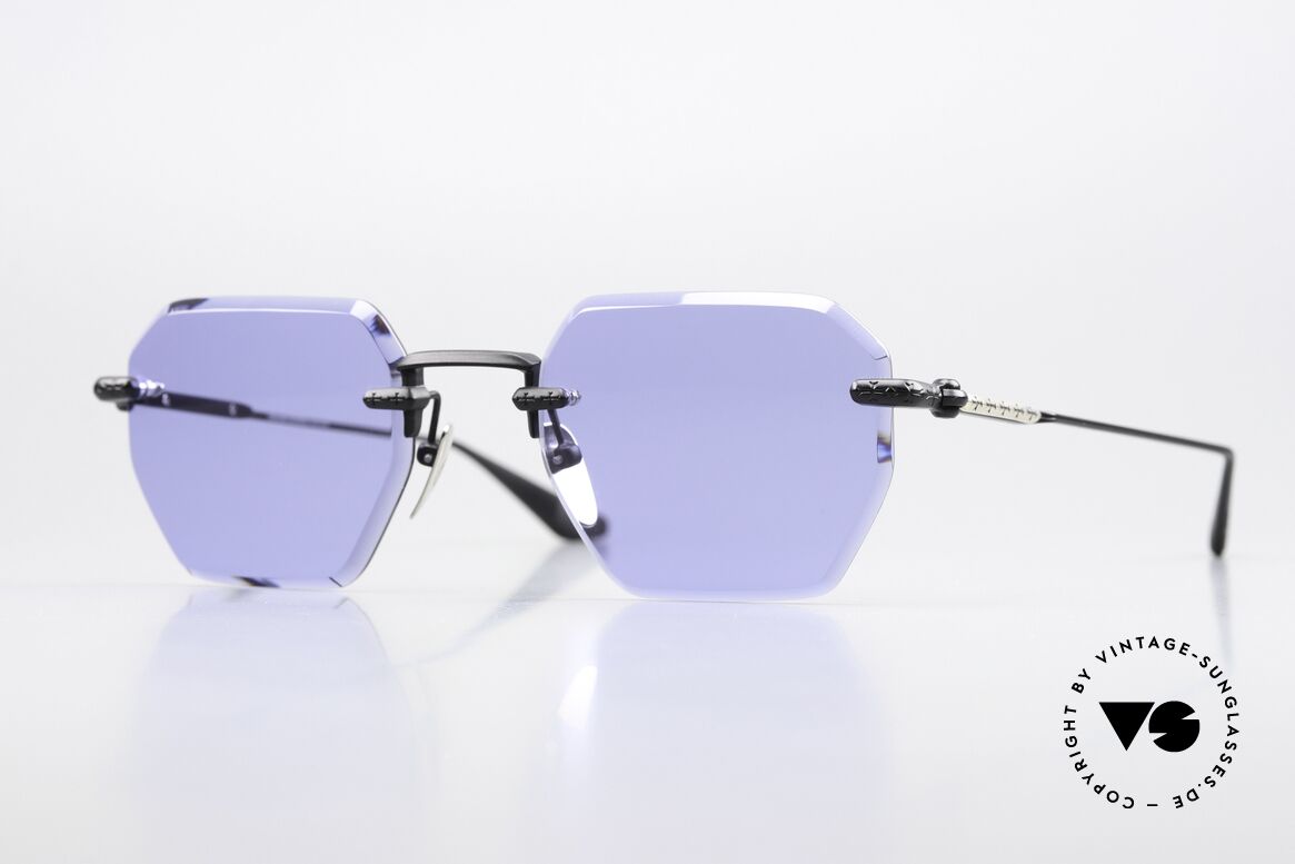 Chrome Hearts Hole Shot 925er Sterling Silber Decor, edle, randlose CHROME HEARTS Sonnenbrille, Passend für Herren und Damen