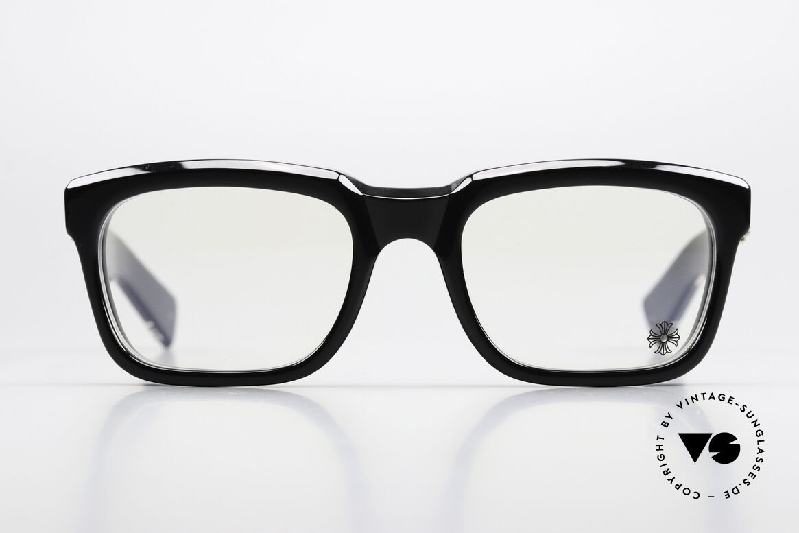 Chrome Hearts See You In Tea Herrenbrille Mit Schwertlilie, CHROME HEARTS Herrenbrille mit BS Fleur, Passend für Herren