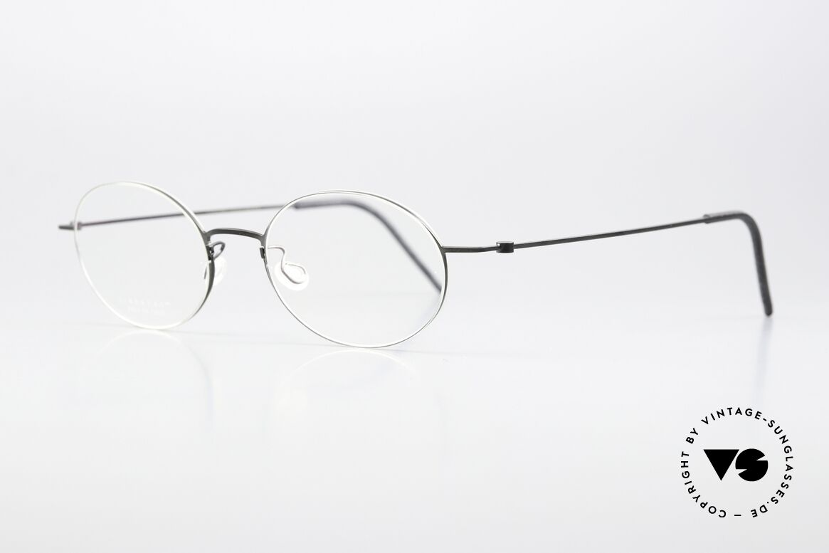 Lindberg 5503 Thintanium Dünne Titanbrille Schwarz, der Name sagt schon alles: feines, dünnes TITANIUM, Passend für Herren und Damen