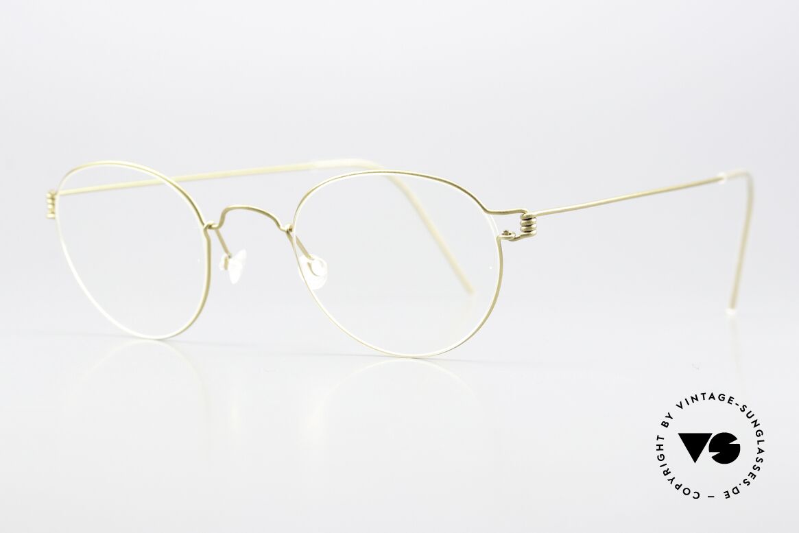 Lindberg Matt Air Titan Rim Panto Titanium Brille Unisex, so zeitlos, stilvoll und innovativ = Prädikat "VINTAGE", Passend für Herren und Damen