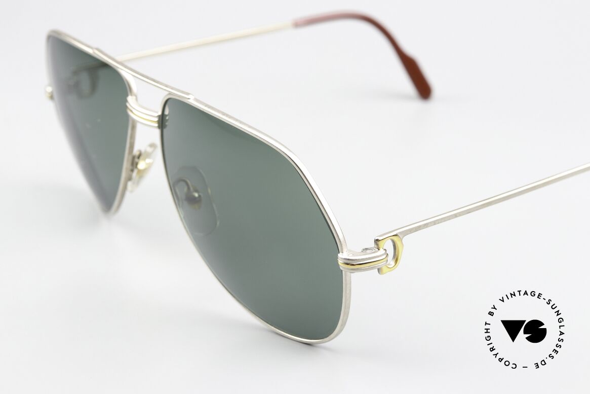 Cartier Vendome LC - L Edle Palladium Sonnenbrille, seltene & entsprechend teure Palladium-Luxus-Edition, Passend für Herren Cartier Vendome LC - L Edle Palladium Sonnenbrille, seltene & entsprechend teure Palladium-Luxus-Edition, Passend für Herren